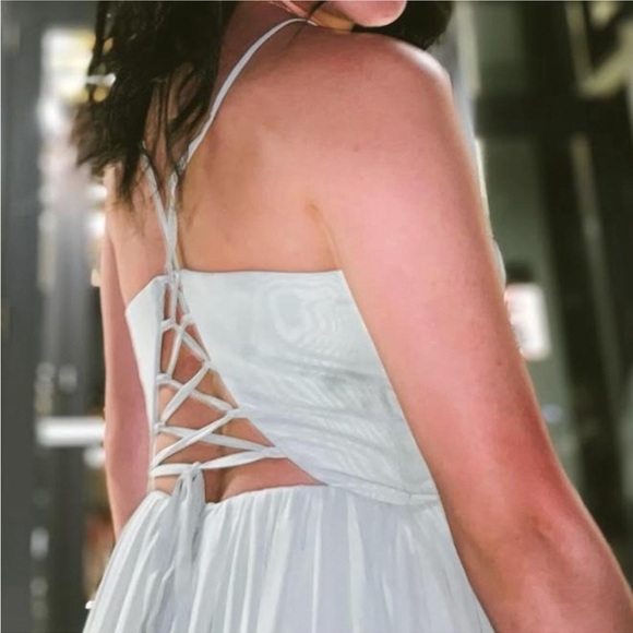 Azazie Sage Green Bridesmaid Dress - Picture 2 of 6